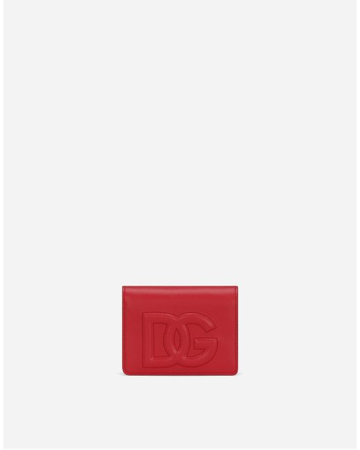 Dolce & Gabbana Dg Logo コンチネンタルウォレット Red