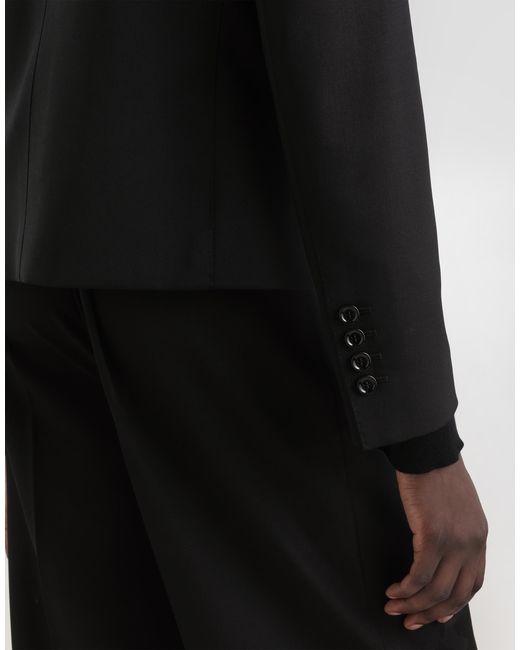 Dolce & Gabbana Black Bi-Stretch Sallia Jacket