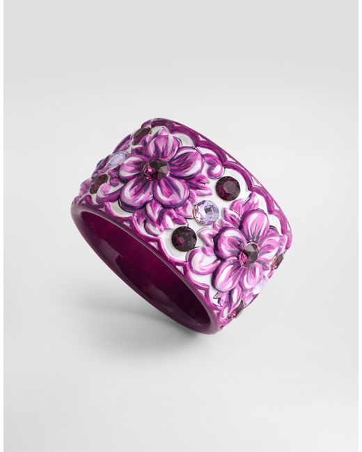 Dolce & Gabbana Majolica Bracelet Purple