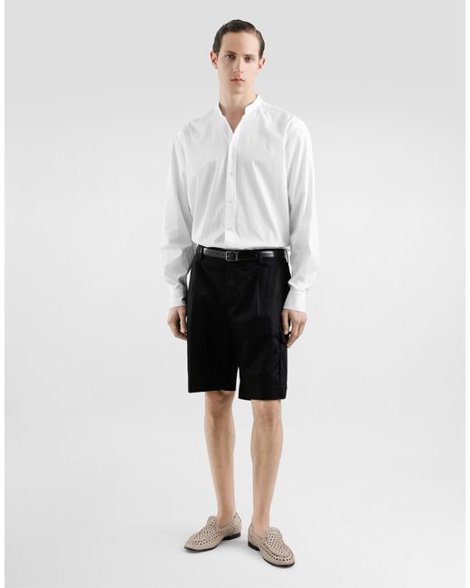 Dolce & Gabbana White Cotton Shirt for men
