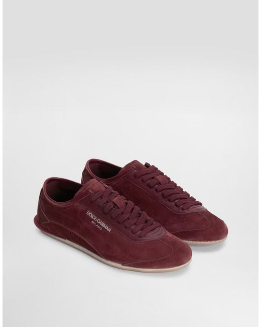 Dolce & Gabbana Red Suede Lipari for men