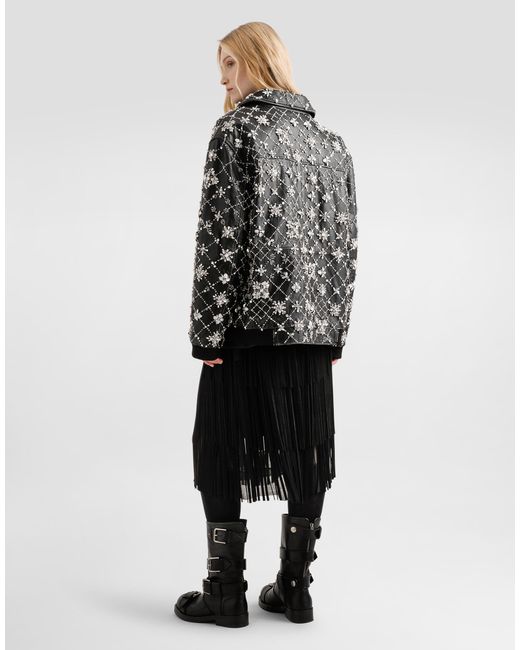 Dolce & Gabbana Black Organza Skirt
