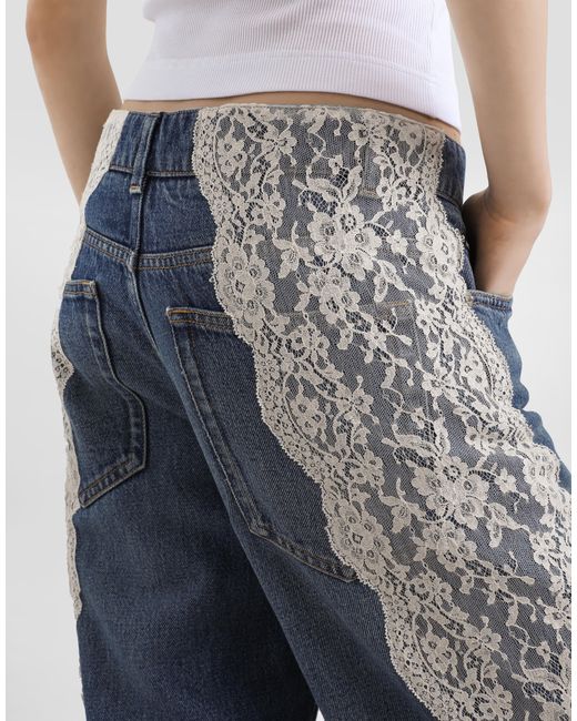 Dolce & Gabbana Blue 5-Pocket Denim Trousers