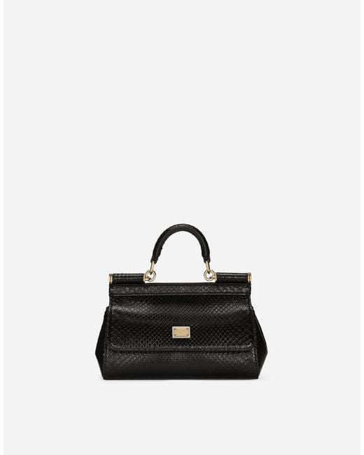 Borsa A Mano Sicily Piccola di Dolce & Gabbana in Black