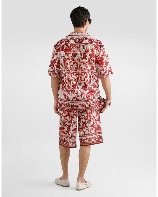 Dolce & Gabbana Red Camicia for men