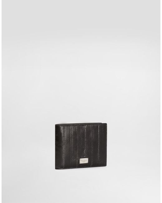 Dolce & Gabbana Eel Skin Wallet in White für Herren