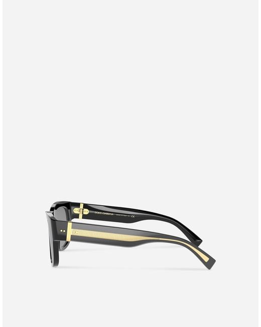 Dolce & Gabbana Gray Gros Grain Sunglasses for men