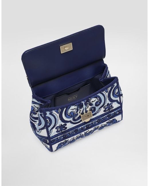 Dolce & Gabbana Blue Dg Exclusive Borsa A Mano