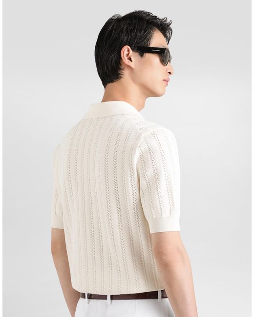Dolce & Gabbana Natural Polo M/C for men