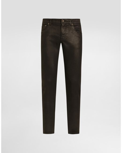Dolce & Gabbana Black Denim Trousers for men