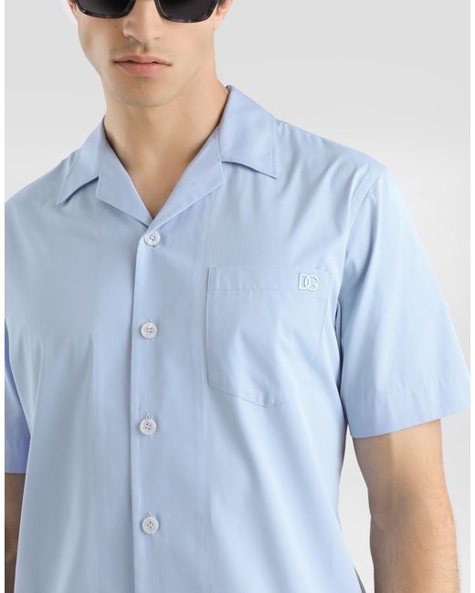 Dolce & Gabbana Hemd mit Reverskragen in Blue für Herren