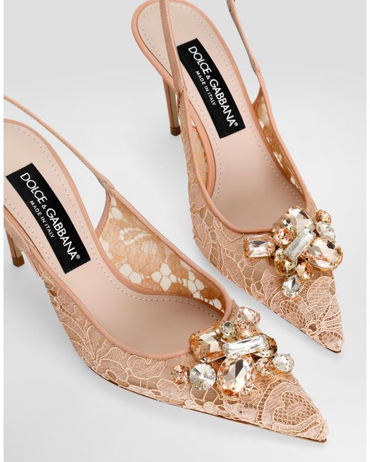 Dolce & Gabbana White Slingback