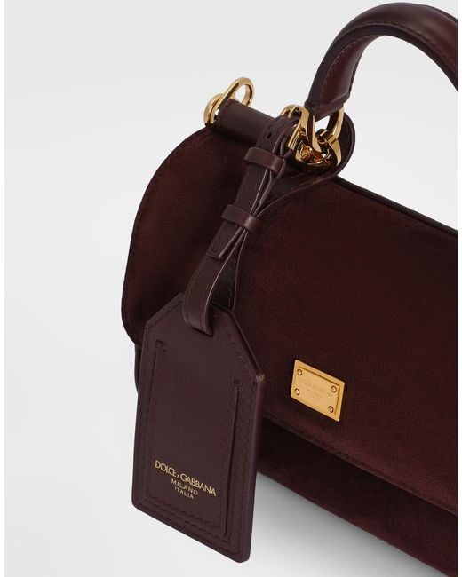 Dolce & Gabbana Brown Mini My Sicily Handbag
