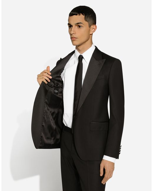 メンズ Dolce & Gabbana Single-Breasted Tuxedo Suit Black