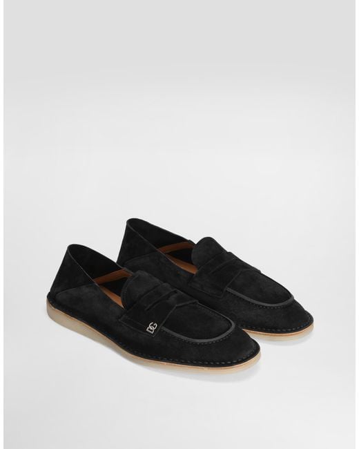 Dolce & Gabbana White Reversed Calfskin Slipper for men