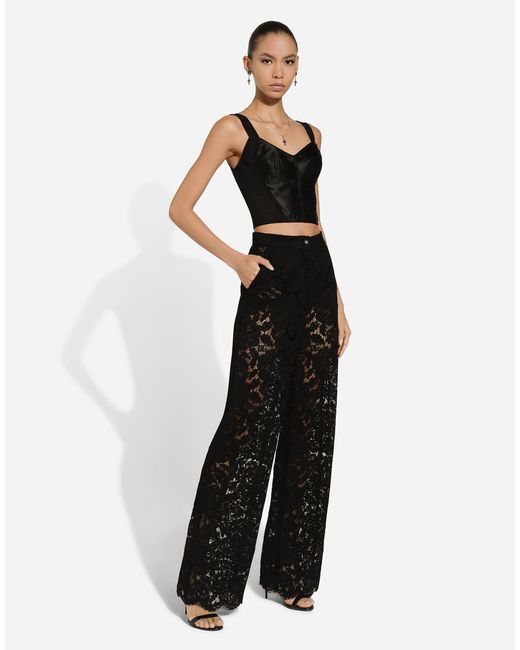 Dolce & Gabbana Black Pants & Shorts