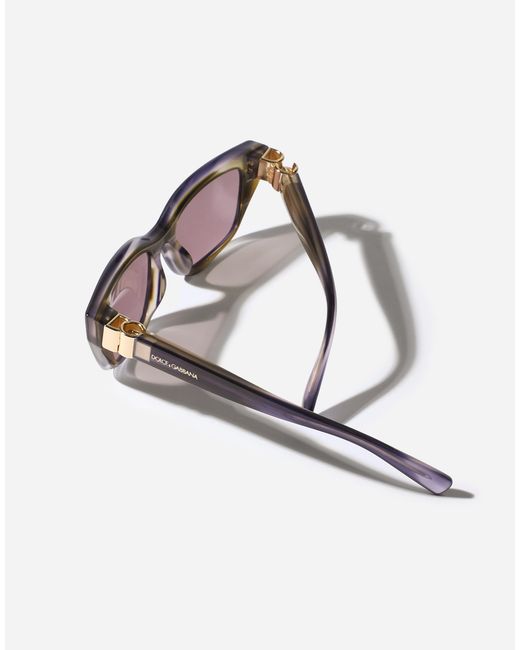 Dolce & Gabbana Purple Dg Hinge Sunglasses