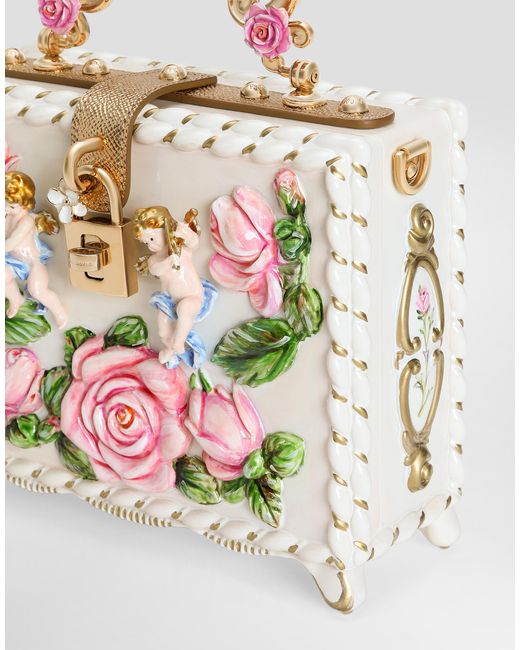 Dolce & Gabbana White Dolce Box Handbag