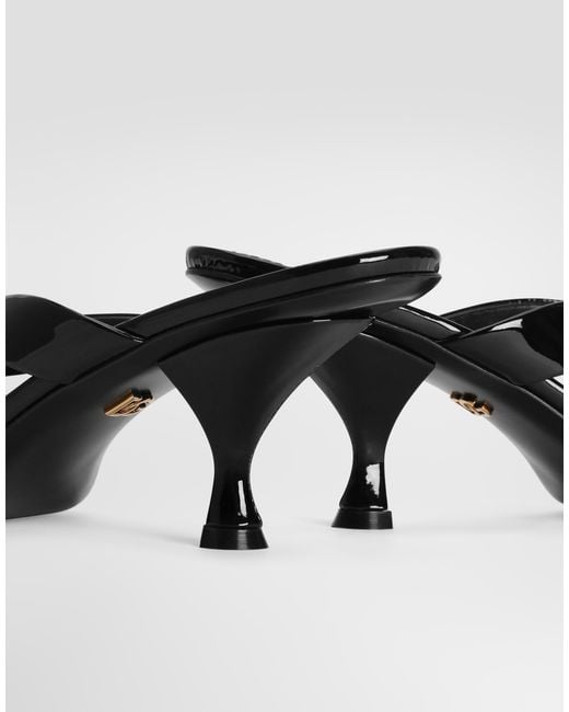 Dolce & Gabbana Black Sandalo