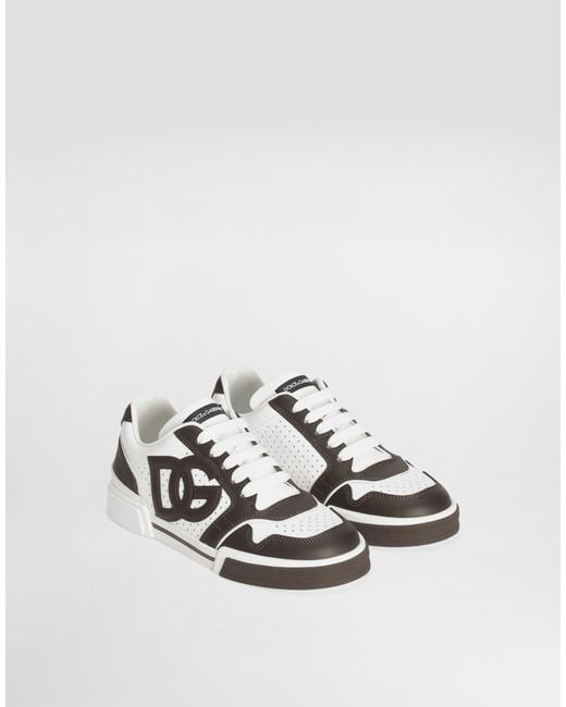 Dolce & Gabbana White New Roma Sneakers for men