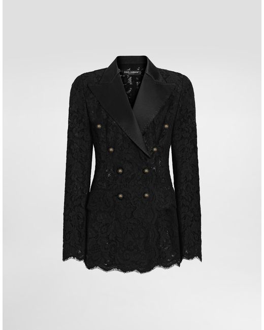 Dolce & Gabbana Black Double-Breasted Jacket