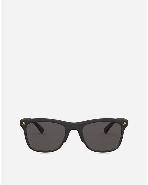 Dolce & Gabbana Black Dg Monogram Sunglasses for men