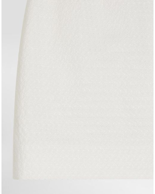 Dolce & Gabbana White Miniskirt