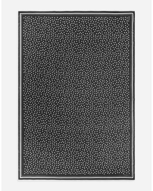 Dolce & Gabbana Black Sciarpa 135X200