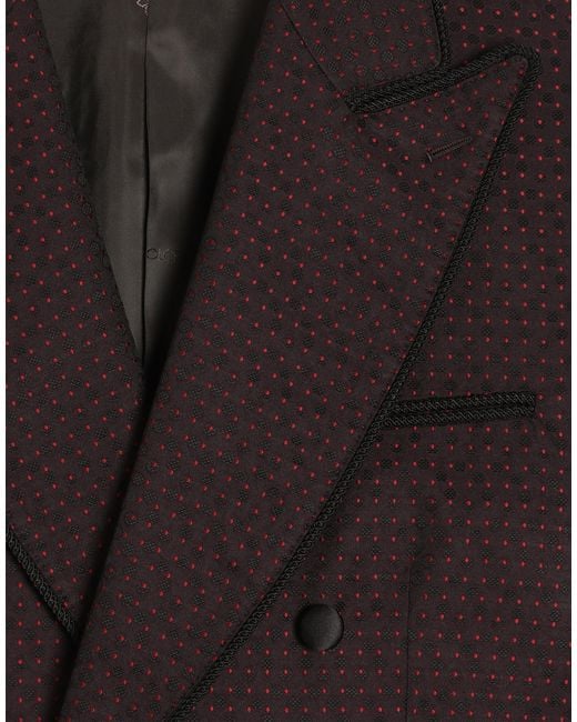 Dolce & Gabbana Black Double-Breasted Jacket for men