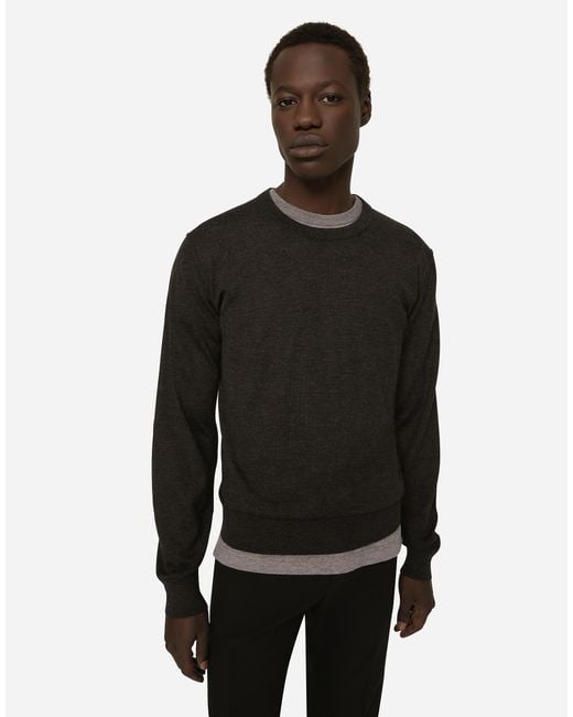 メンズ Dolce & Gabbana Pull Girocollo Black