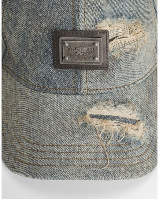 Dolce & Gabbana Gray Baseball Cap for men