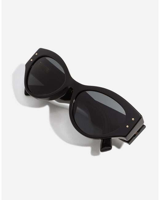 Dolce & Gabbana Dg Logo Plaque サングラス Black