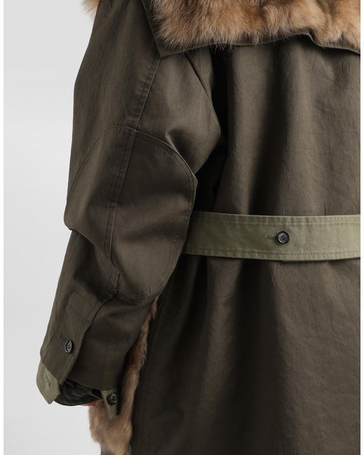 Long Jacket Dolce & Gabbana de color Brown