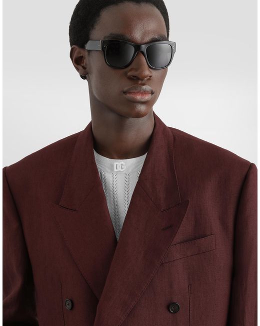 Dolce & Gabbana Purple Giacca for men