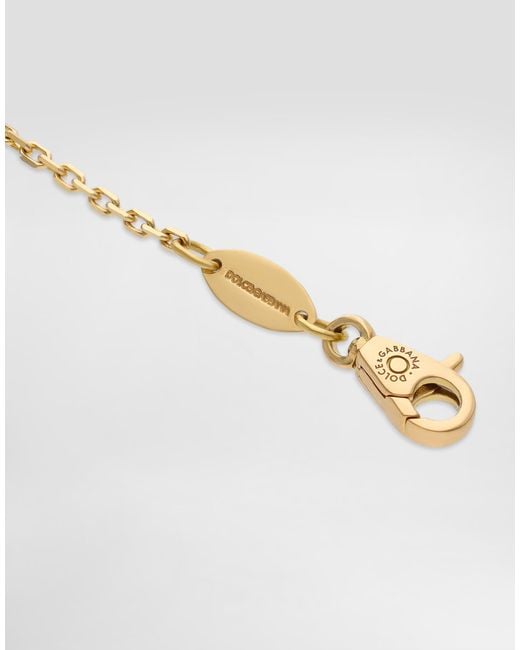 Dolce & Gabbana White Sicily Necklace 18-Carat And Sapphires