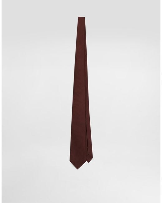 Dolce & Gabbana White Cravatta Pala 8 for men