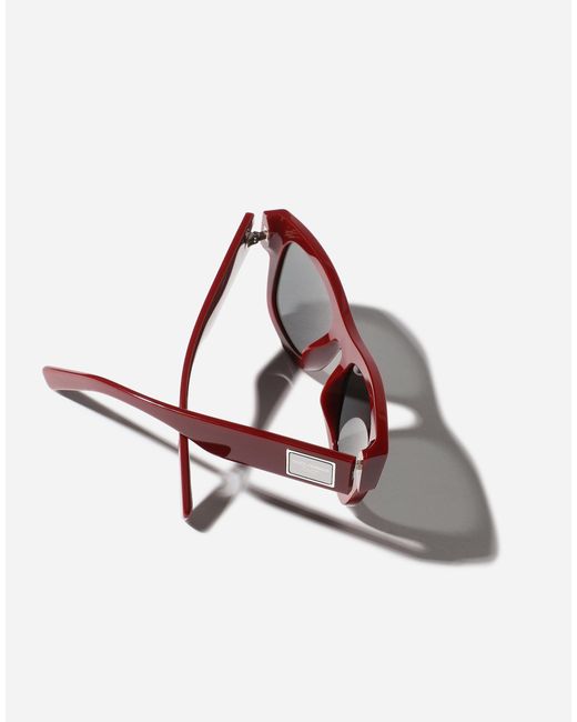 メンズ Dolce & Gabbana Dna Sunglasses Red