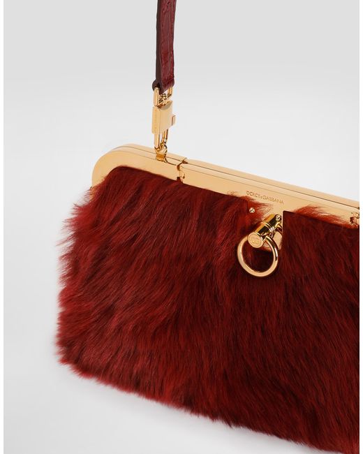 Dolce & Gabbana Red Amanda Handbag