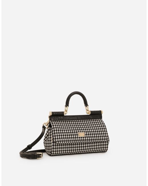 Dolce & Gabbana White Small Sicily Handbag