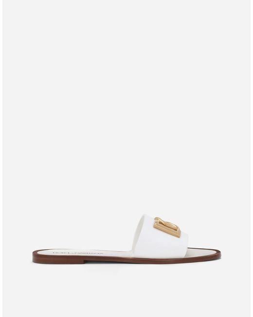 Slide di Dolce & Gabbana in White