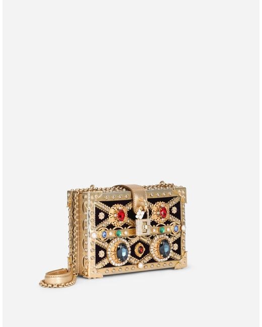 Dolce & Gabbana Multicolor Dolce Box Mit Schmuckstickerei