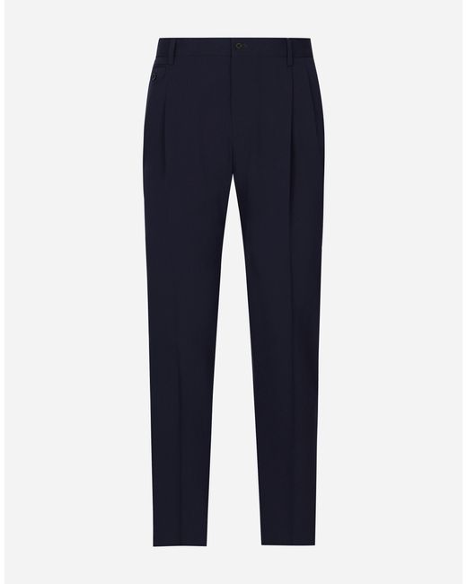 Dolce & Gabbana Sartoriale Hose Aus Stretch-Twill in Blue für Herren