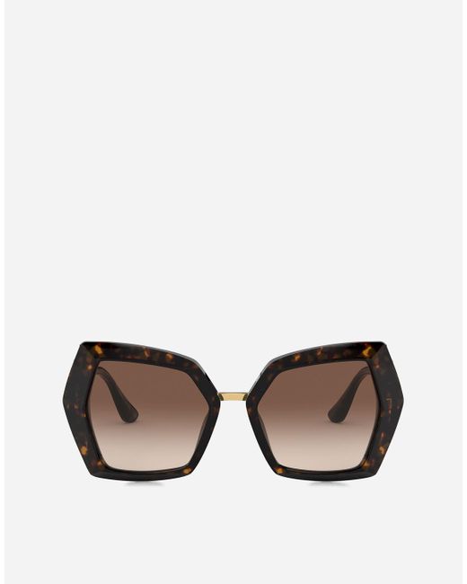 Dg Monogram Sunglasses di Dolce & Gabbana in Multicolor