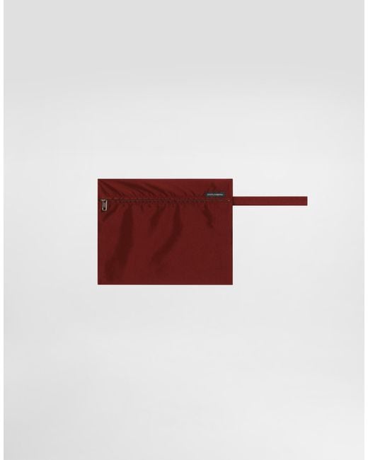 Dolce & Gabbana Red Short Swim Trunks With Tag for men
