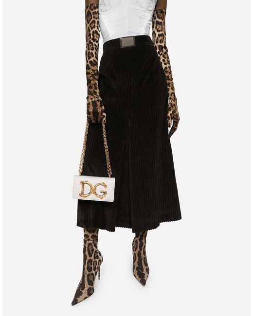 Dolce & Gabbana White Dg Girls Phone Bag