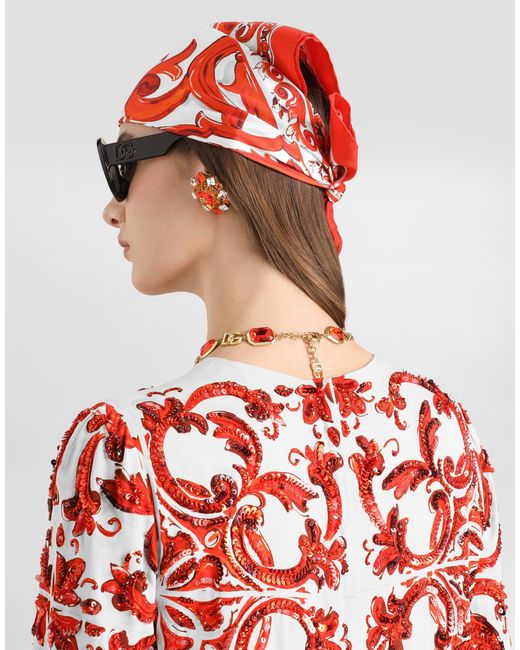 Dolce & Gabbana Red Abito