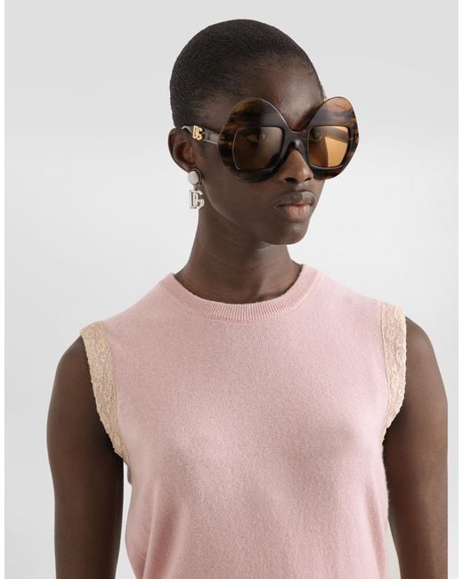 Dolce & Gabbana Pink Cashmere Tank Top