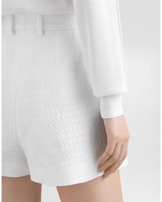 Dolce & Gabbana White Pantalone