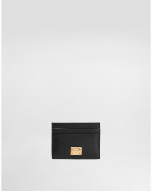 Dolce & Gabbana Plongé Calfskin Card Holder White