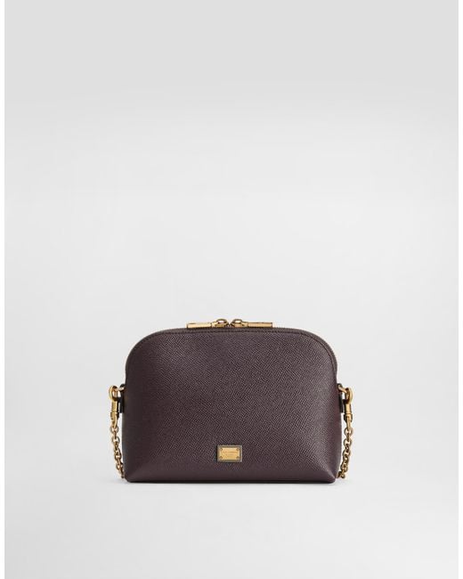 Dolce & Gabbana Brown Calfskin Mini Bag